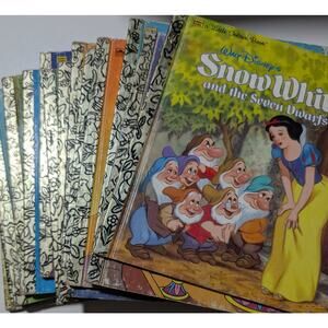 Walt Disney's Lot Of 14 Little Golden Books Bonus Tiny Books